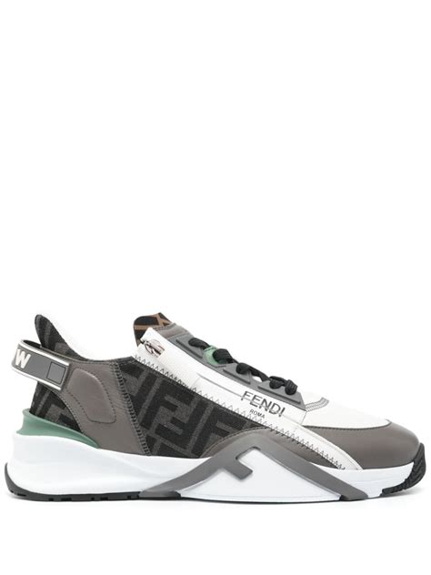 fendi ff jacquard sneakers